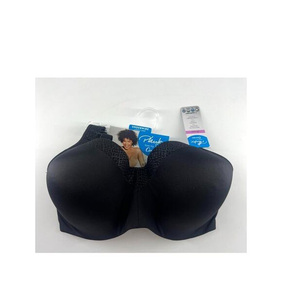 Playtex Love My Curves Bra Black Size 36 DDD Shape Comfort Support New - Picture 1 of 5